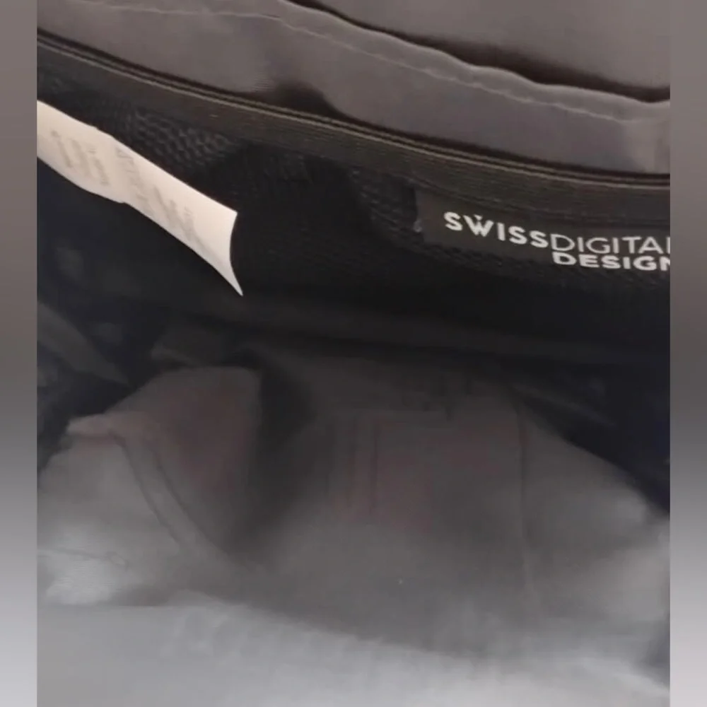 Swiss Tech Black Minimalist Sling Backpack NWOT